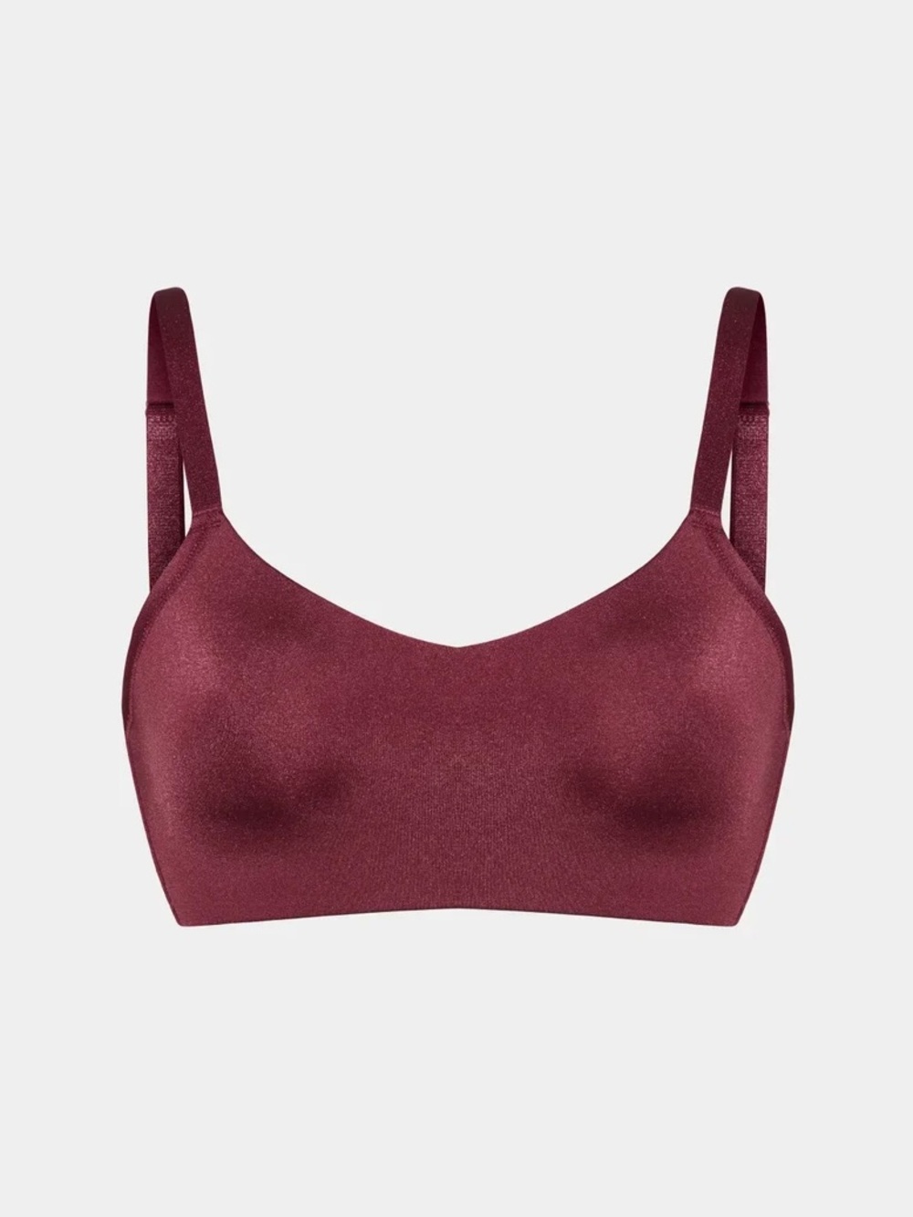 The One&Only Scoop Bra Knix Dark Cherry Shimmer M